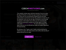 Tablet Screenshot of czechfirstvideo.com